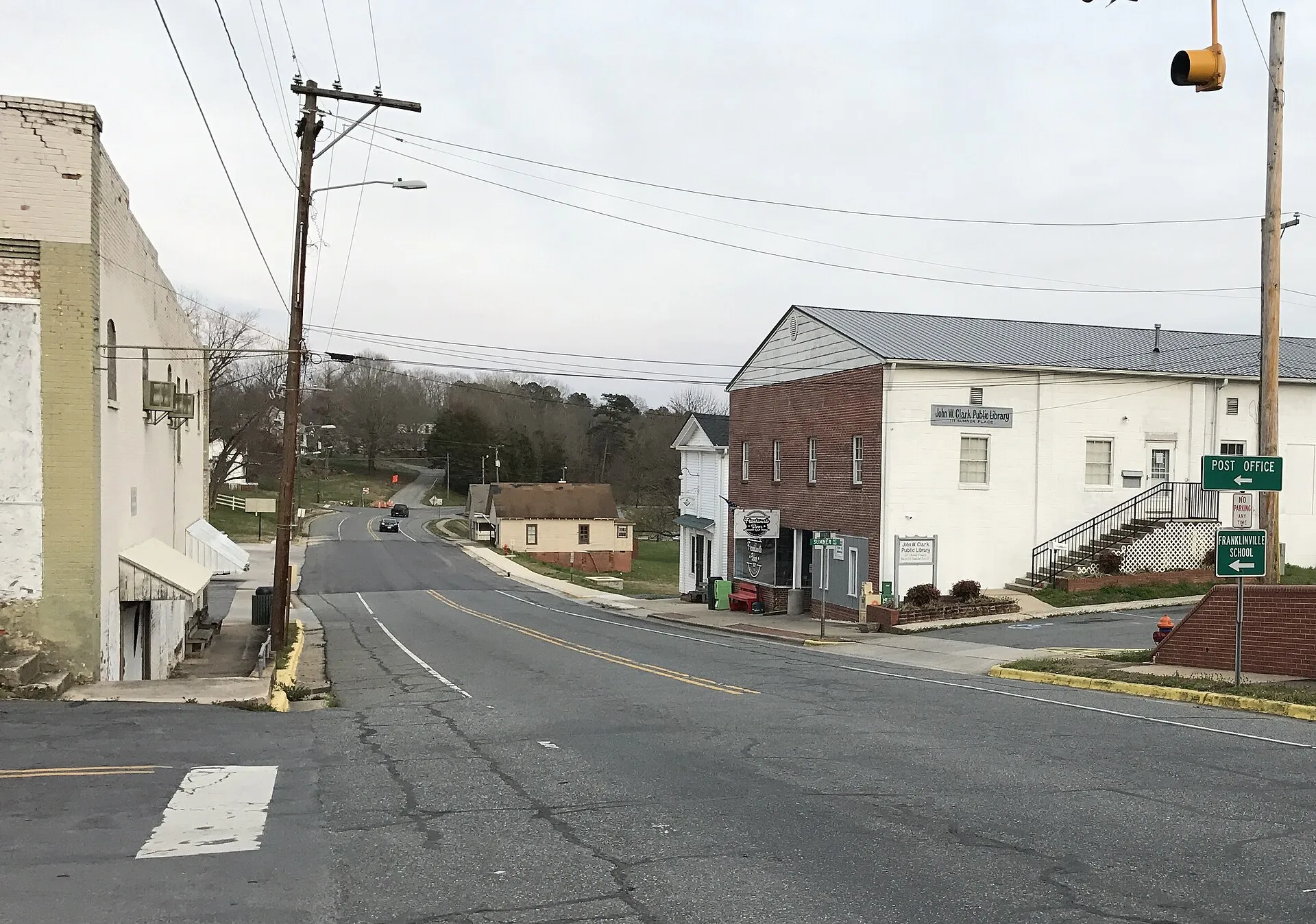Downtown Franklinville, North Carolina