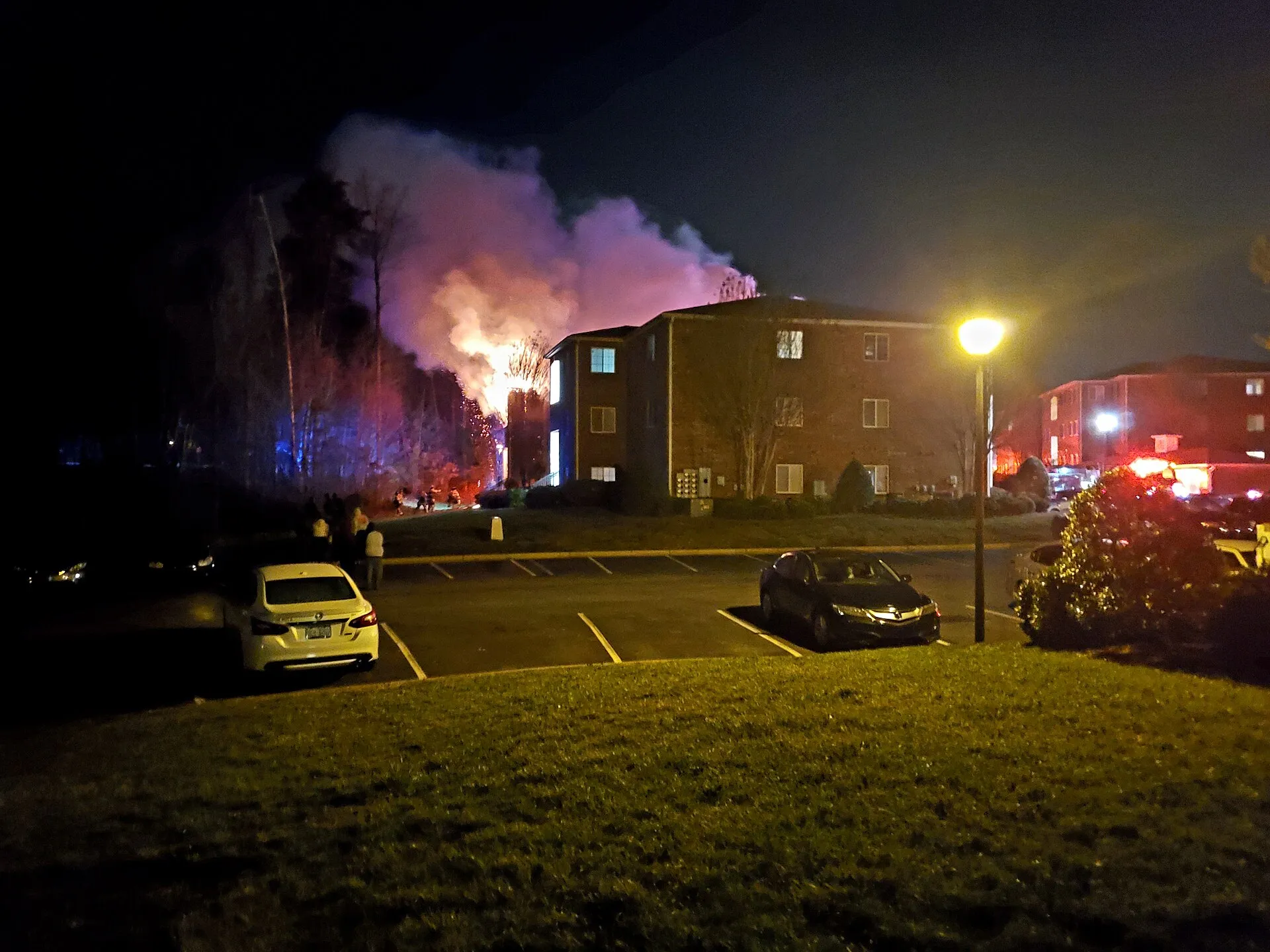 On the night of February 28, 2022 a 2-alarm fire broke out at a multi-family apartment building located at 2315 Copperstone Drive in High Point, NC, U