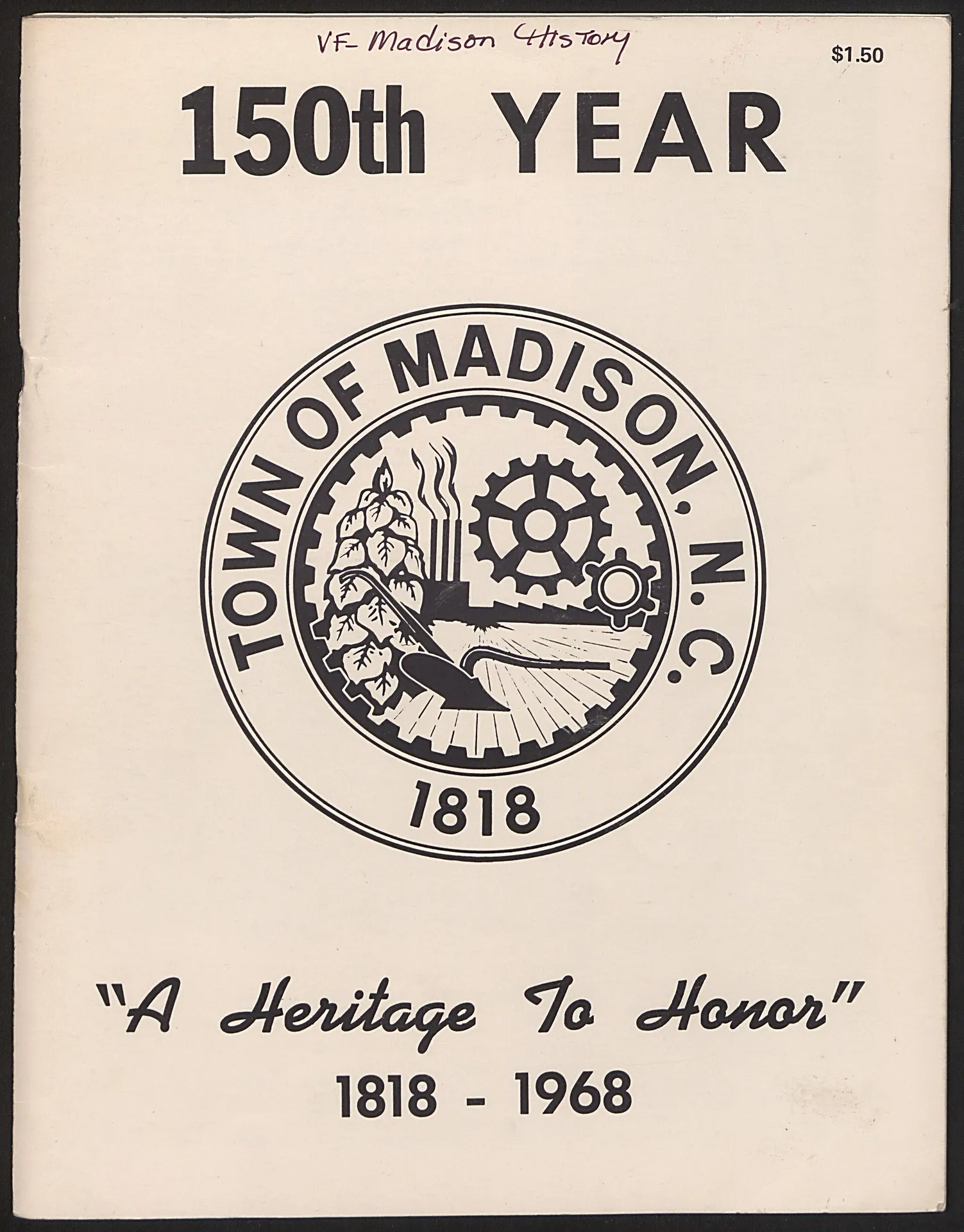 Commemorative book celebrating the religious, educational, artistic, and industrial achievements of the people of early Madison history. Includes info