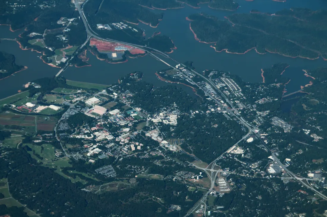 Clemson University Aerial (50697385708).jpg