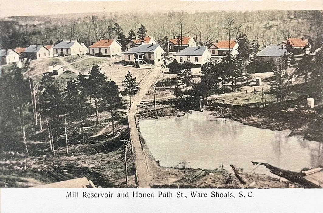 Ware Shoals - Mill Reservoir and Honea Path Street.jpg