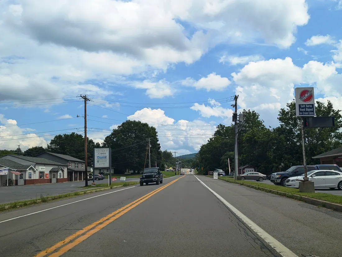 PA 34/PA 850 in Shermans Dale, Carroll Township.