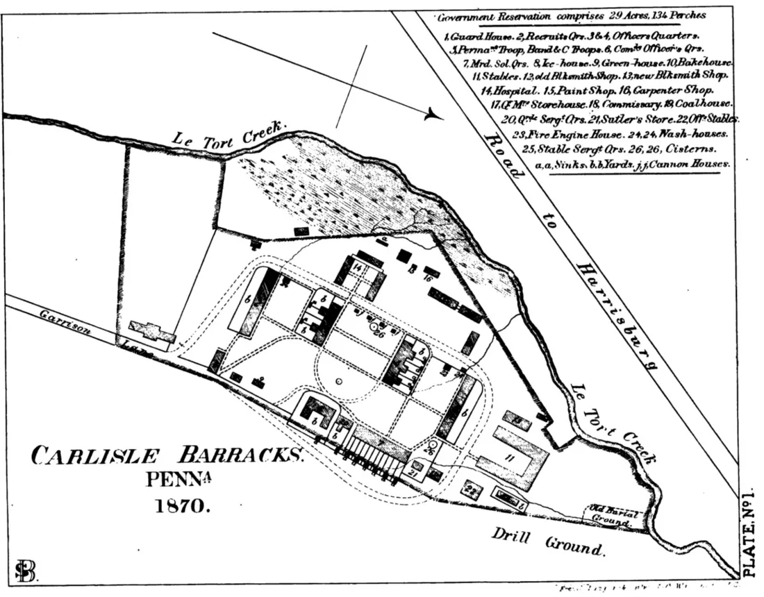 Carlisle Springs village in North Middleton Township.