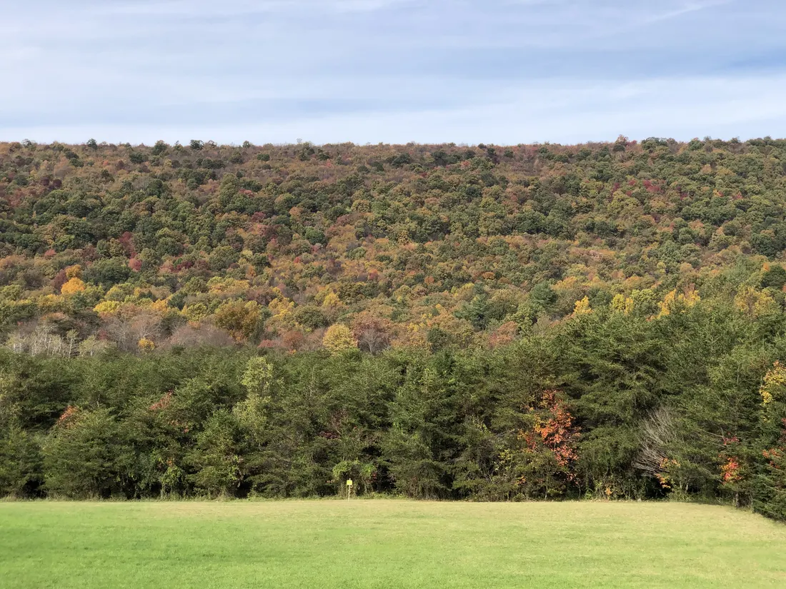 Tuscarora Mountain from PA 850, Northeast Madison Township.