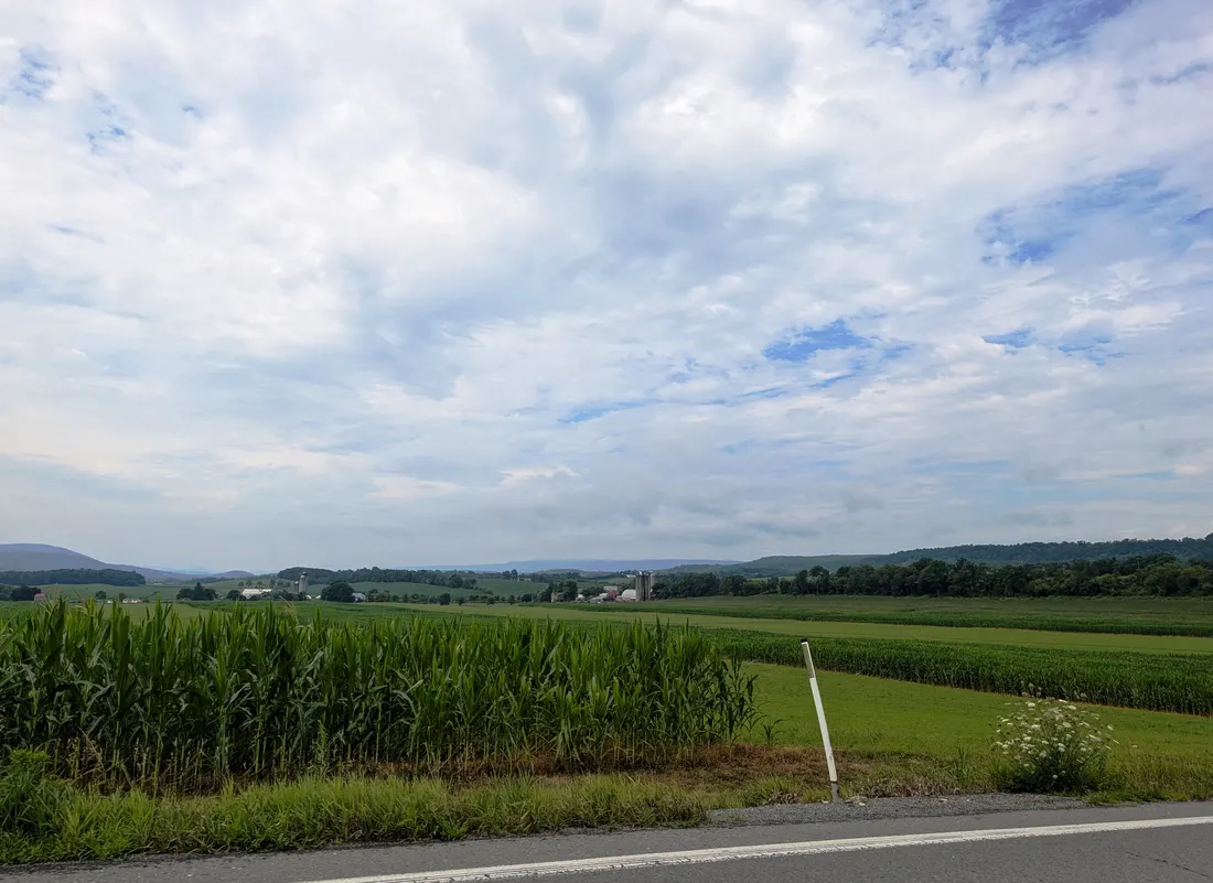 Farm off PA 74 near Green Park, Spring Township.