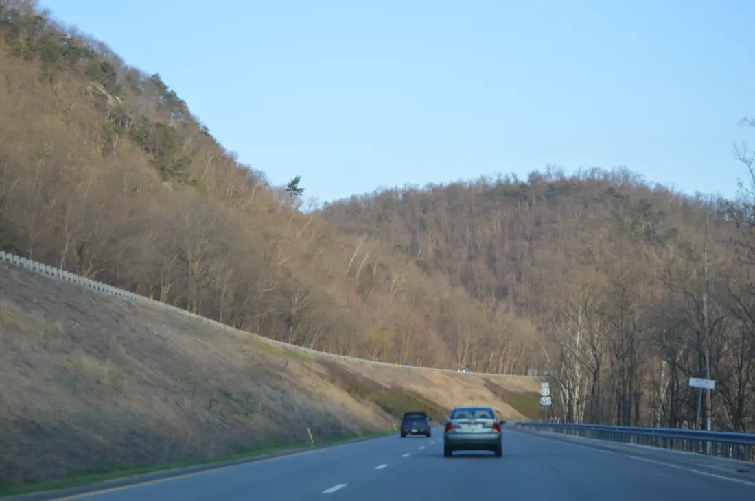 Juniata River hills in Watts Township.