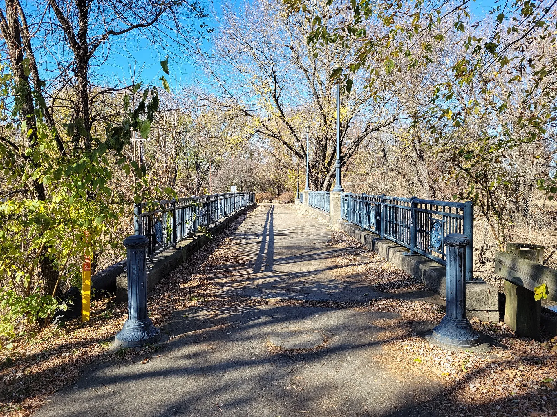 Charter Oak Greenway bridge over the Hockanum River, East Hartford.