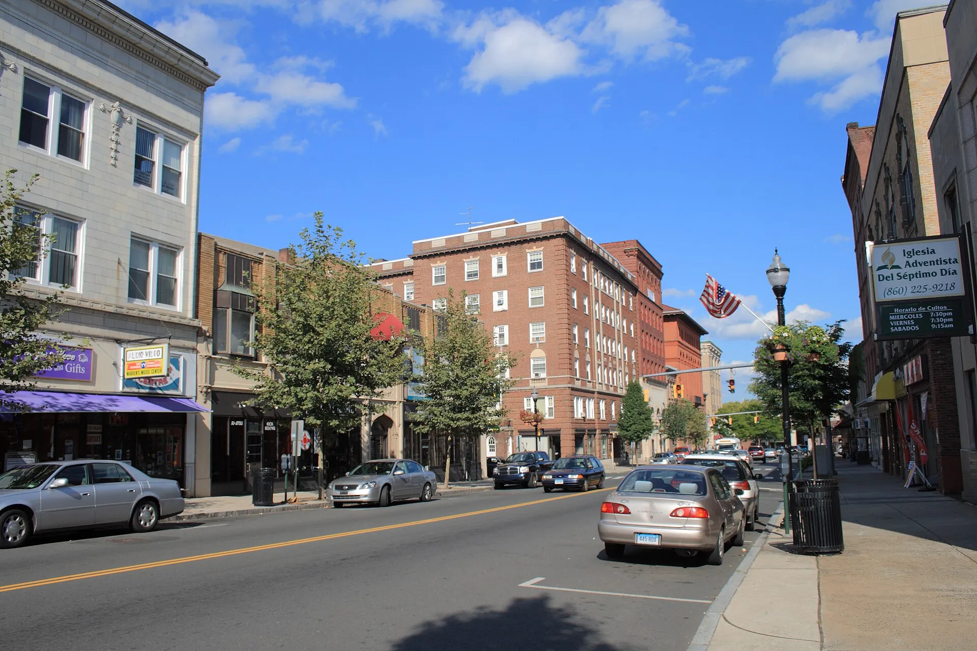 West Main Street in downtown New Britain, 2009.