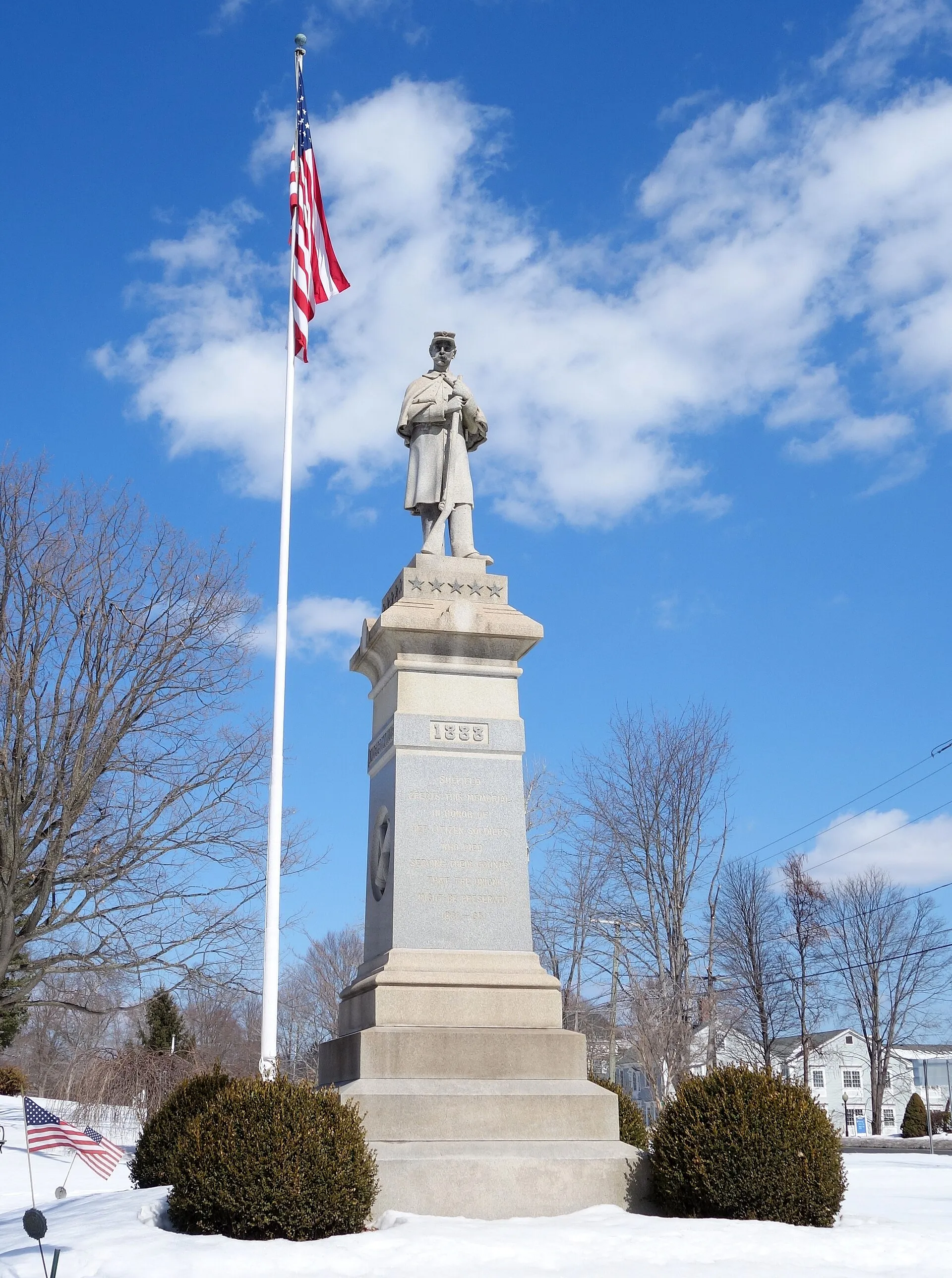 Civil War monument, Suffield, Connecticut.
