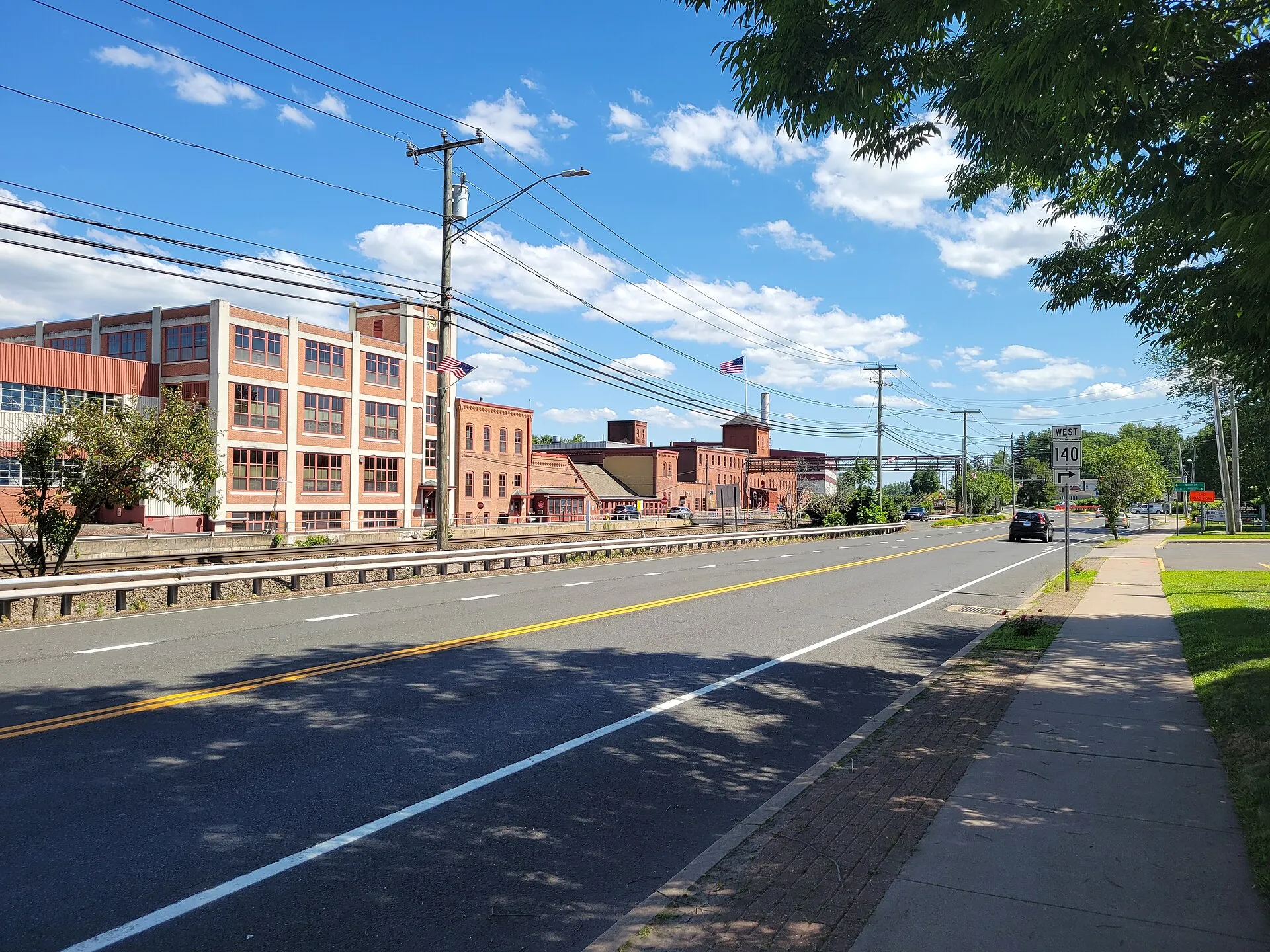 Main Street, Windsor Locks, Connecticut.