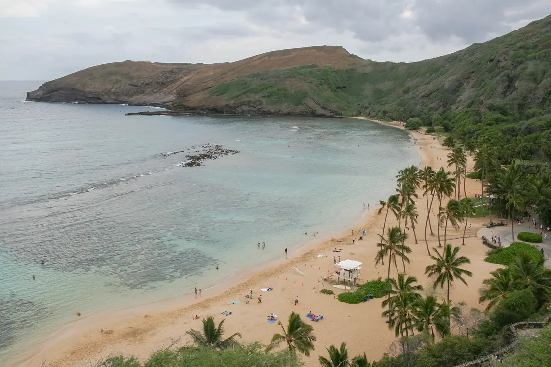 Hanauma Bay, Oʻahu, adjacent to Hawaiʻi Kai.