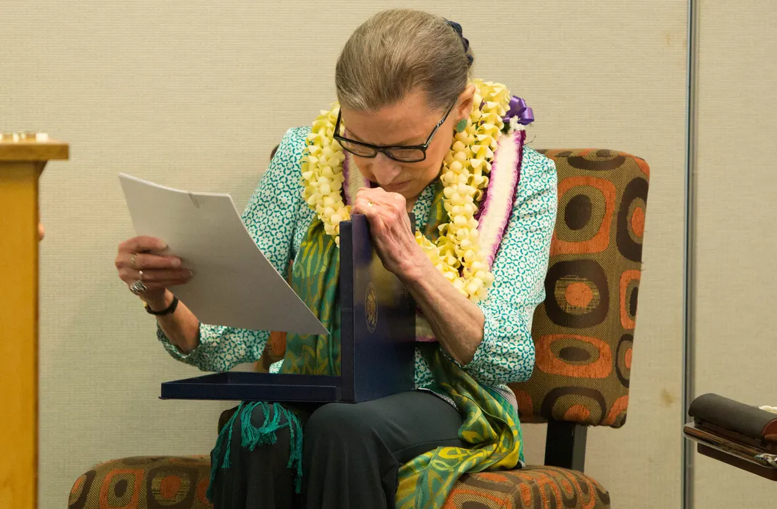 Mililani High School, Oʻahu (2017 visit by Justice Ruth Bader Ginsburg).