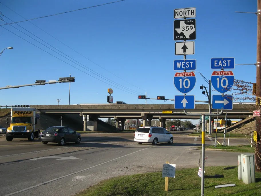 FM 359 at I-10, Brookshire, Texas.