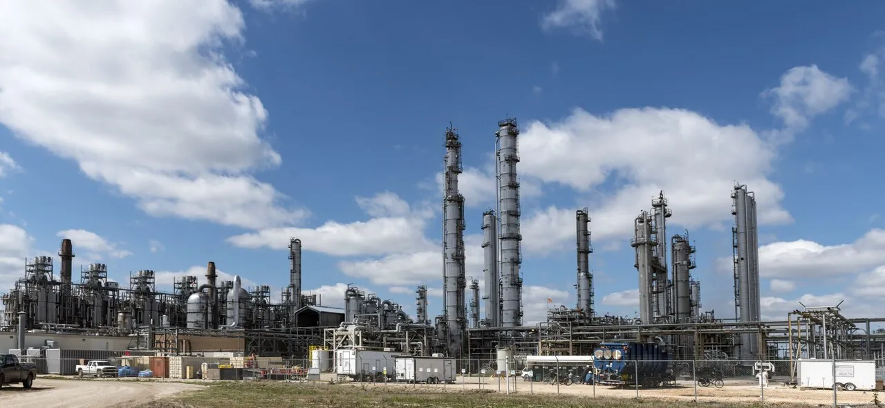 Chevron petrochemical plant near Mont Belvieu