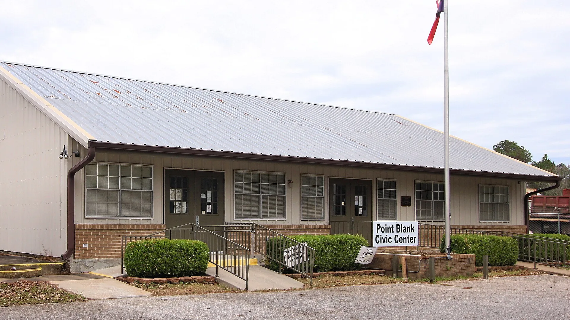Civic Center, Point Blank, Texas, 2023.