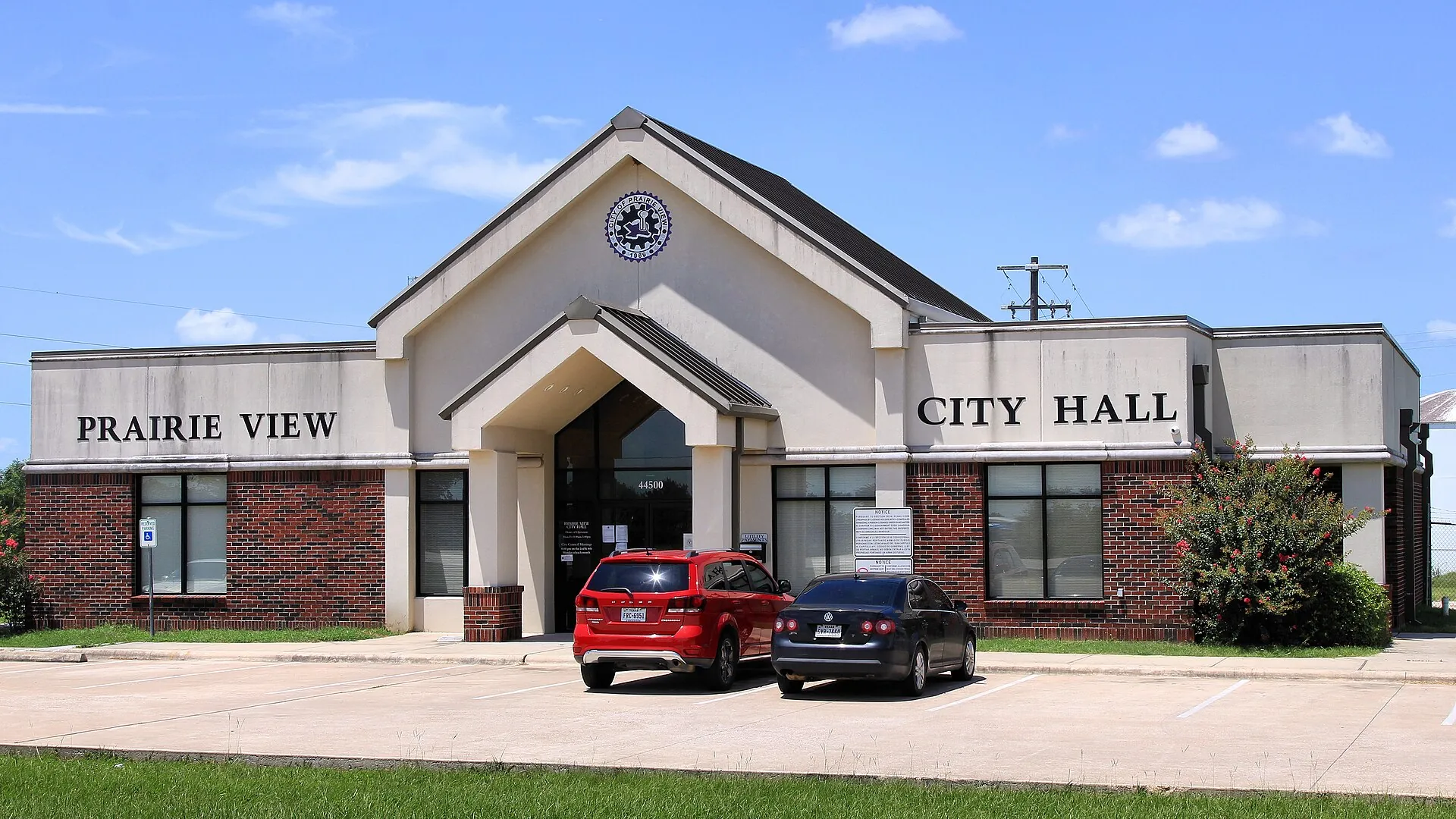 Prairie View Texas City Hall, 2019.