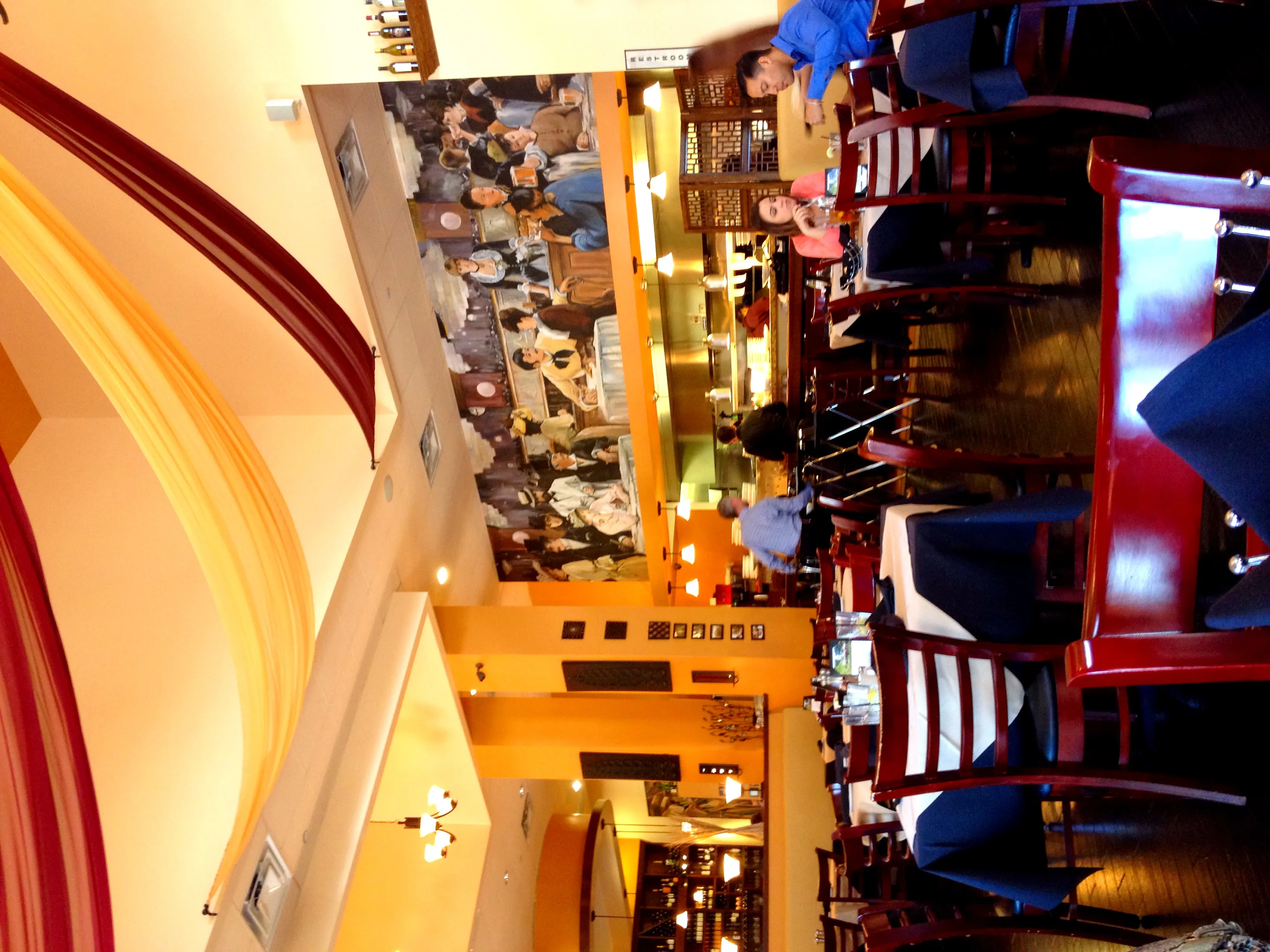 At the Mia Bella Trattoria (Tomball restaurant)