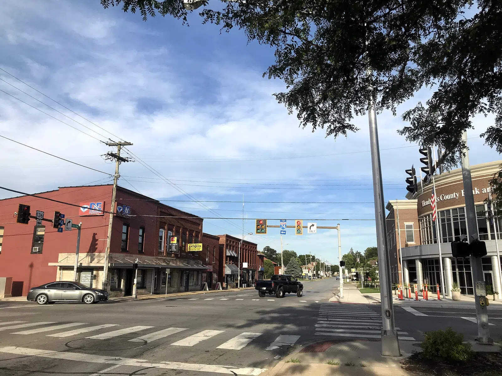 Looking east on Main Street