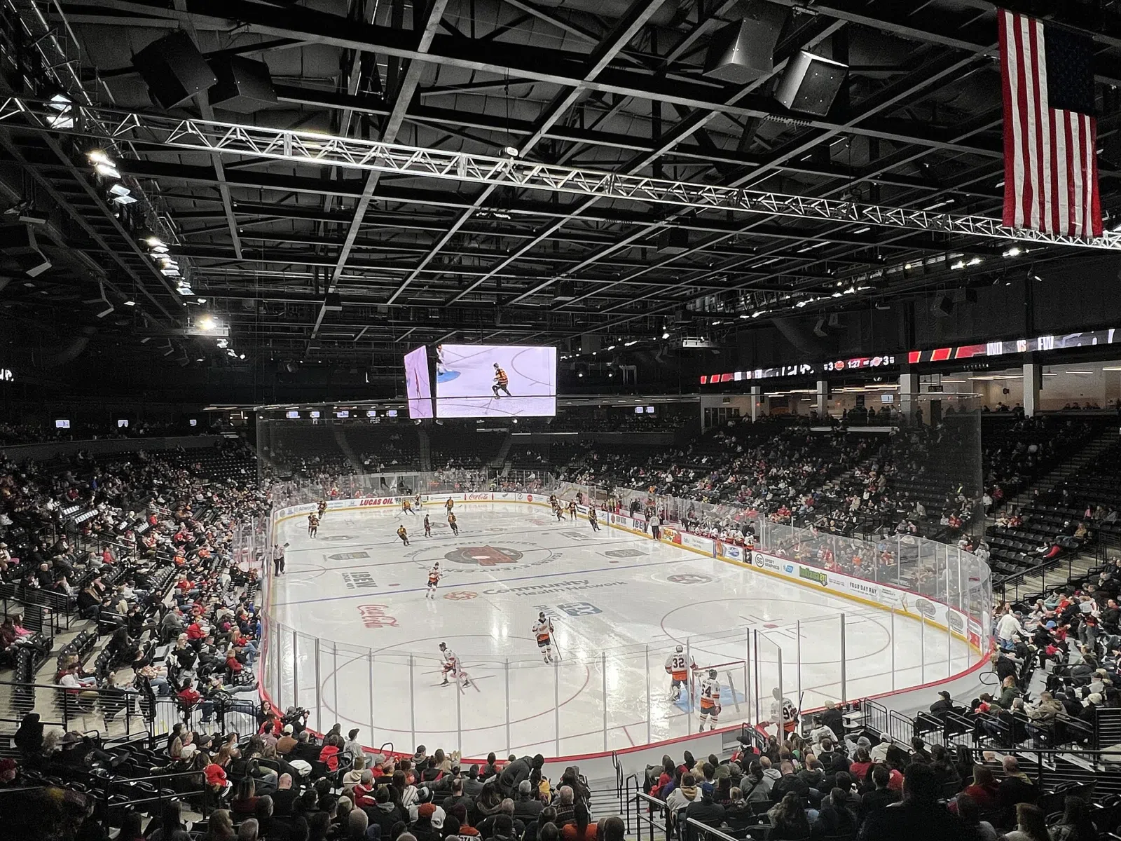 Fishers Event Center in Fishers, Indiana, US, on February 19, 2025