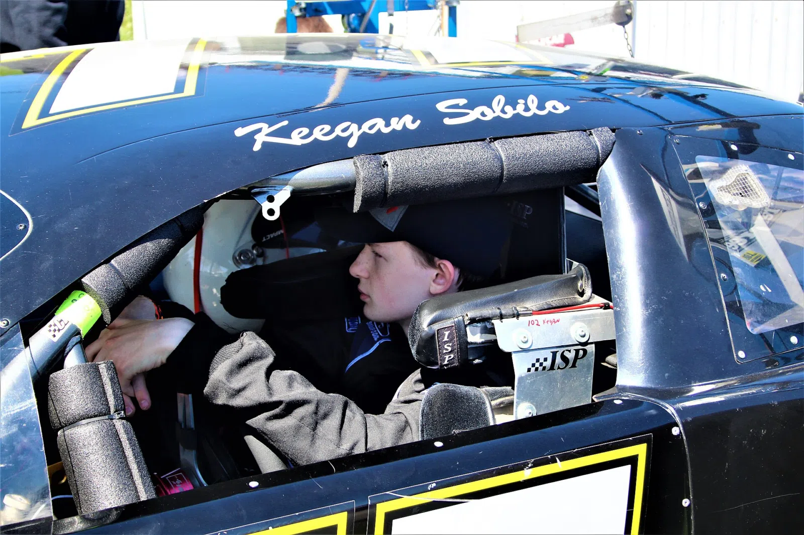 Nearby Anderson landmark: Sobilo at technical inspection at Anderson Speedway in early 2022.