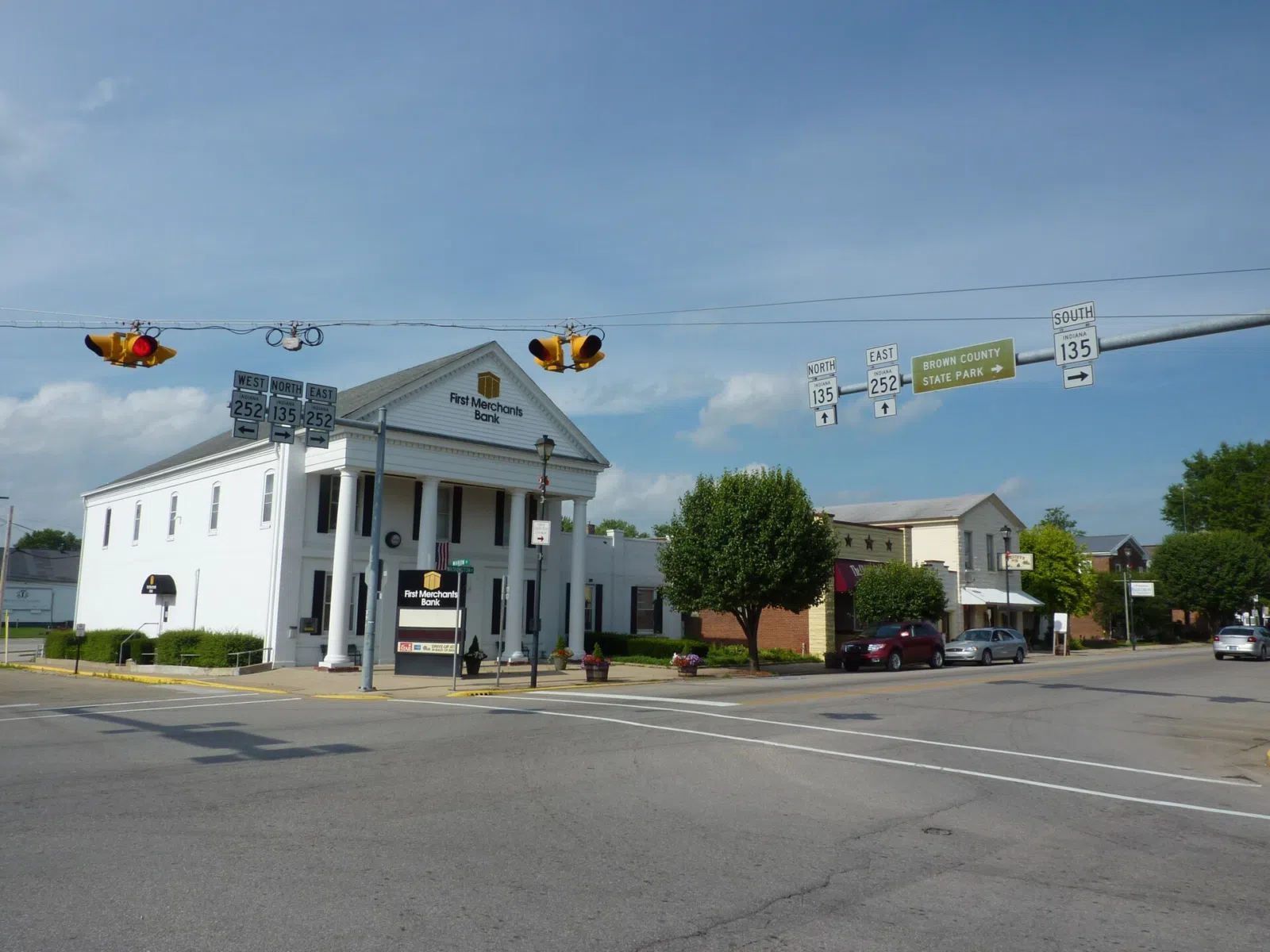 Downtown Morgantown, Indiana.