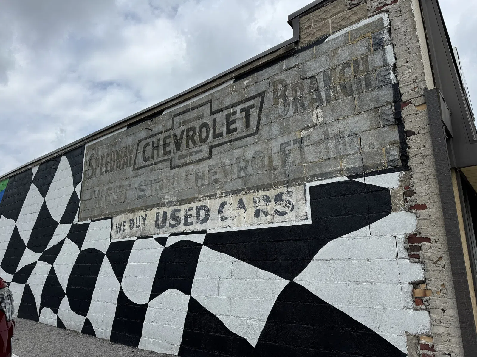 Mural in Speedway, Indiana