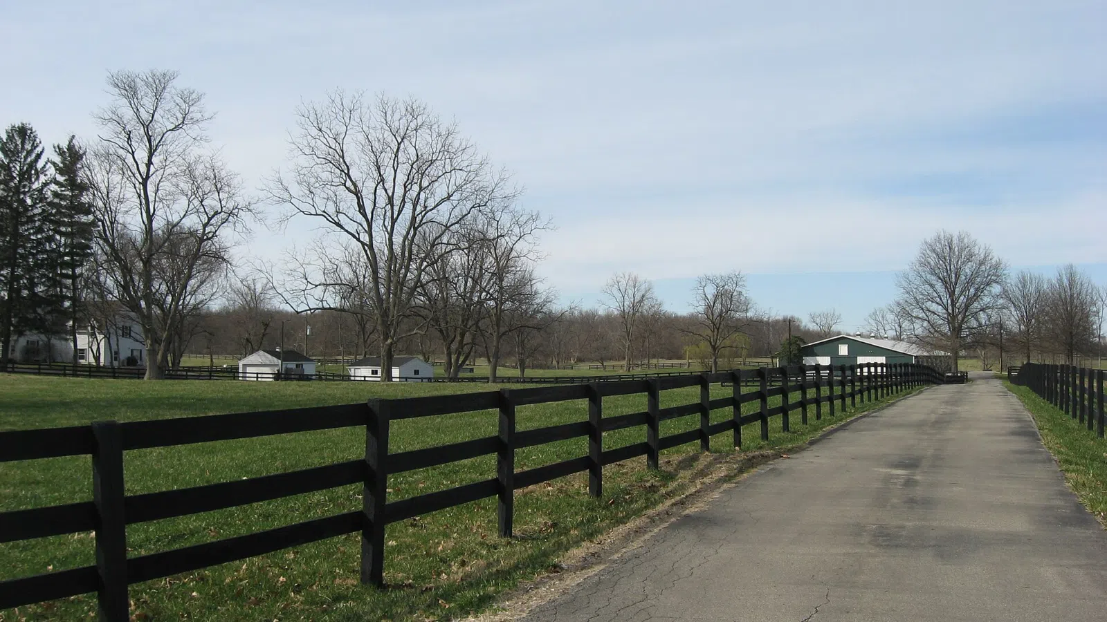 Buildings on the northern side of 96th Street east of Cooper Road in Eagle Township, Boone County, Indiana, United States. This property is part of…