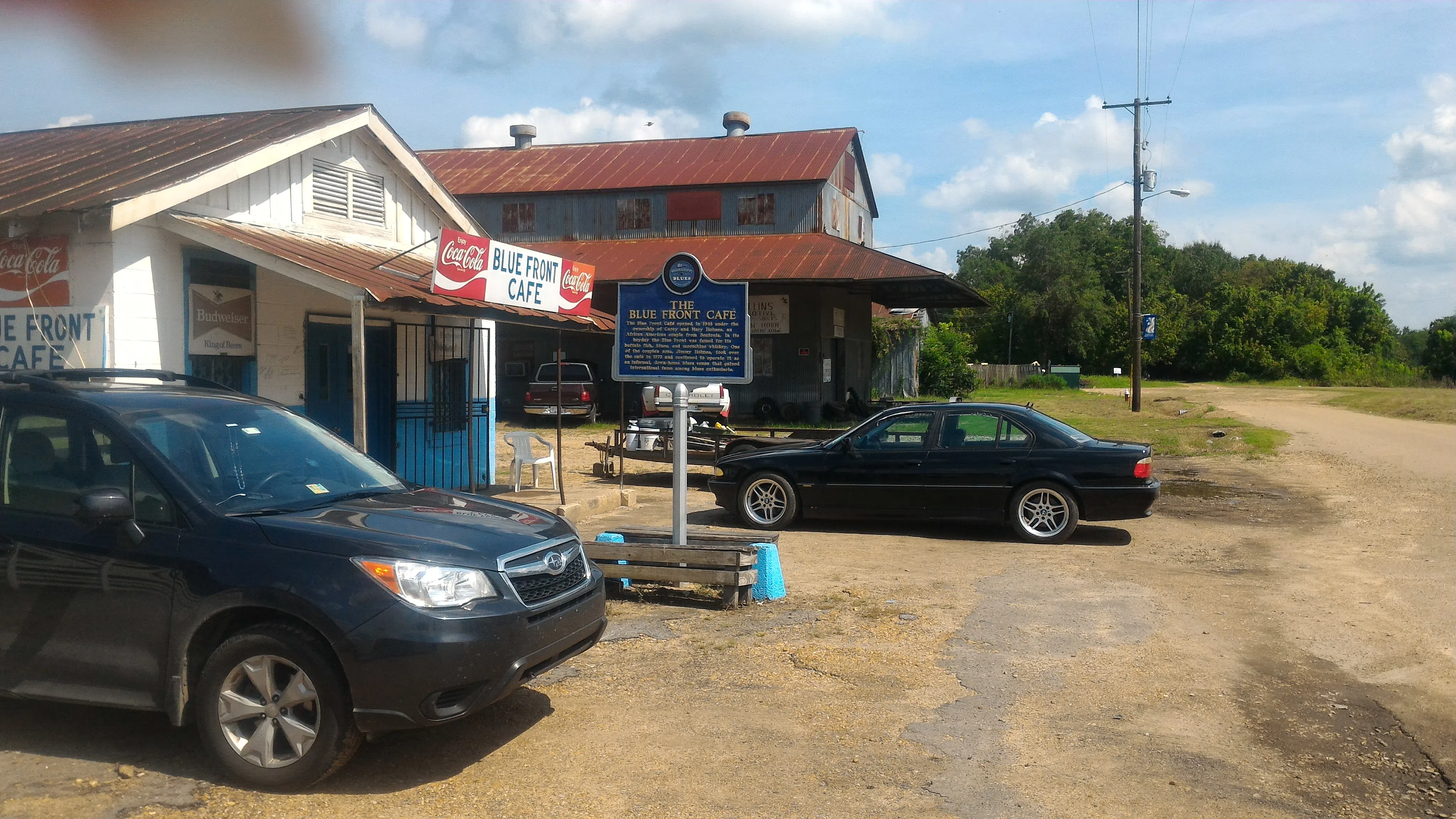 Blue Front Cafe Blues Trail marker