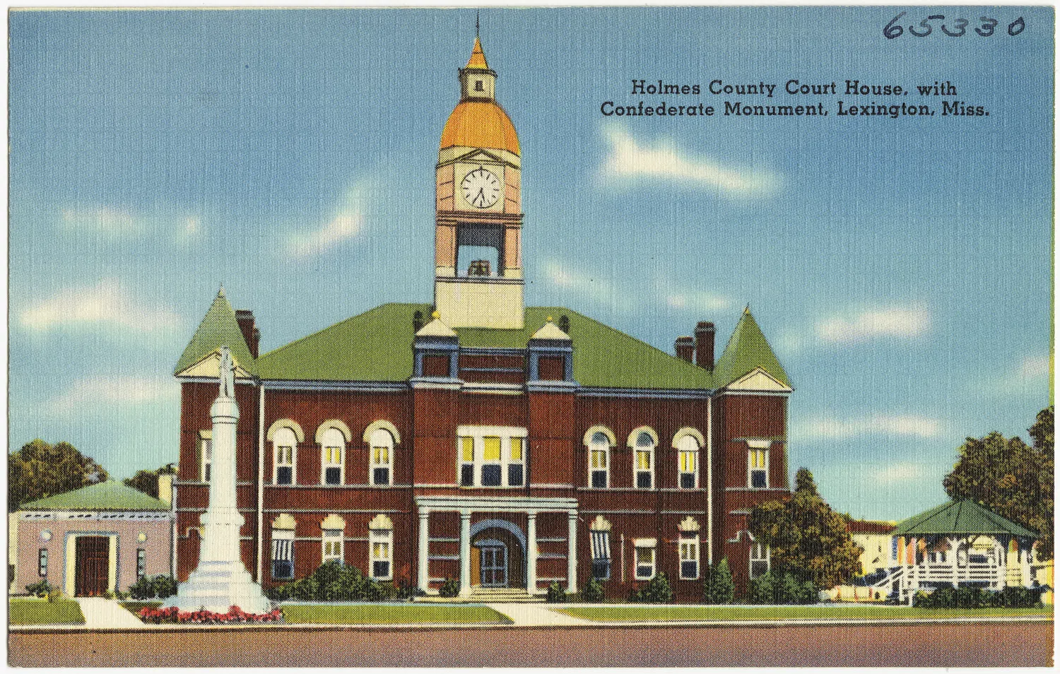 Holmes County courthouse in Lexington (county seat)