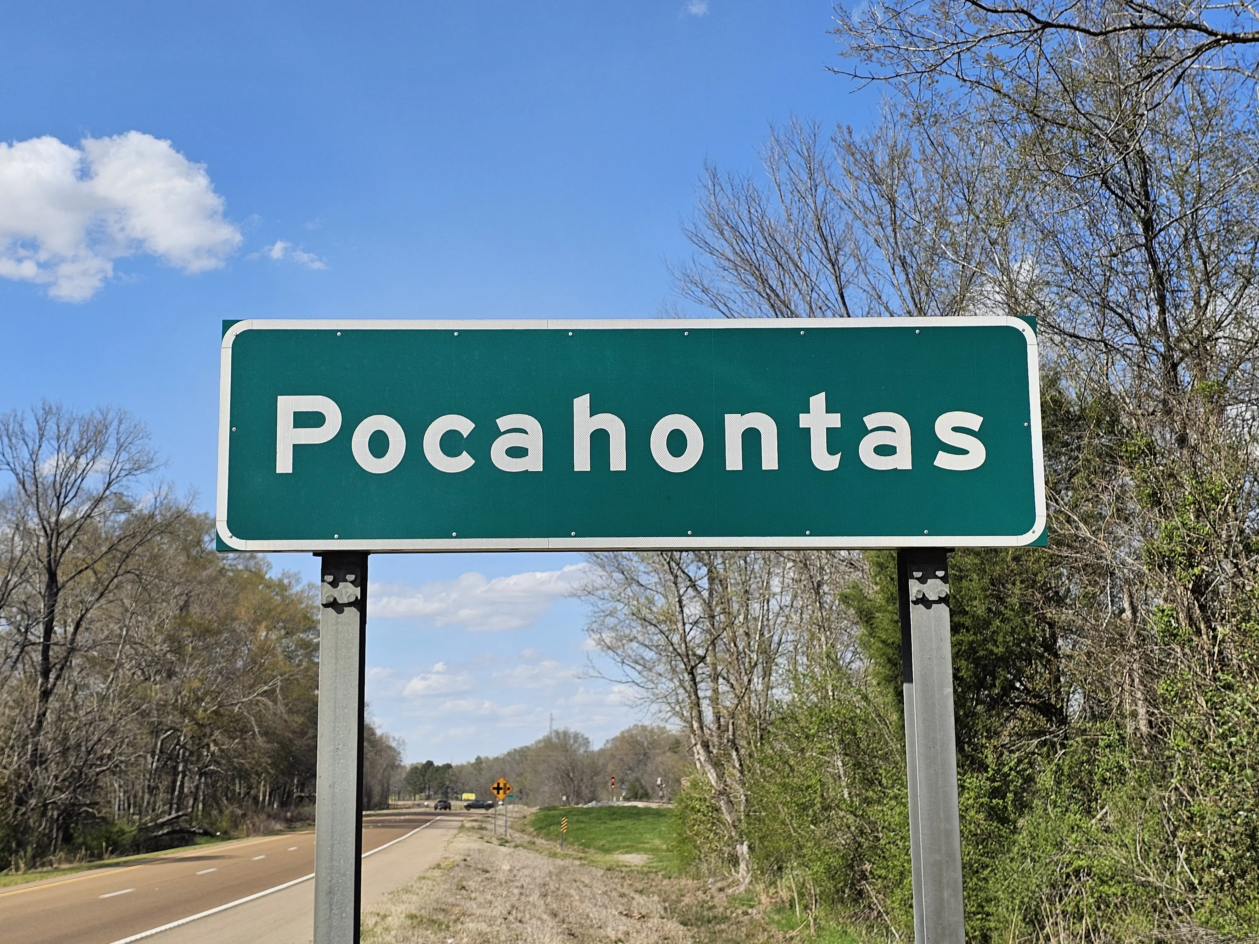 Highway sign on US 49 North