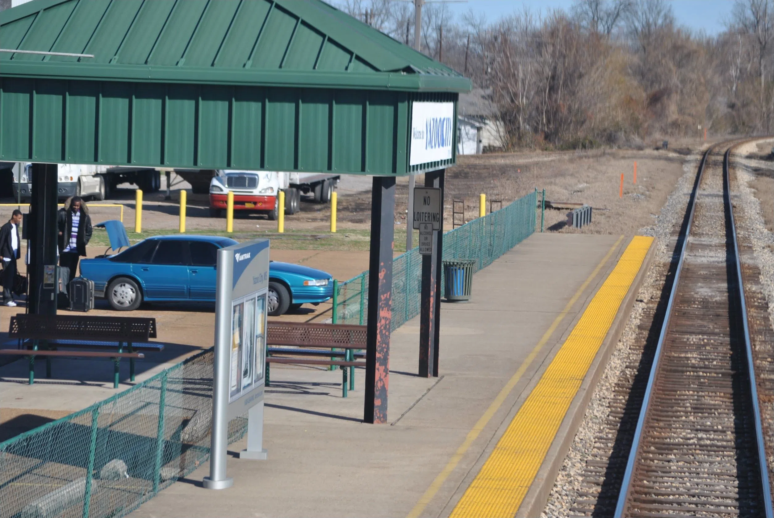 Train station platform