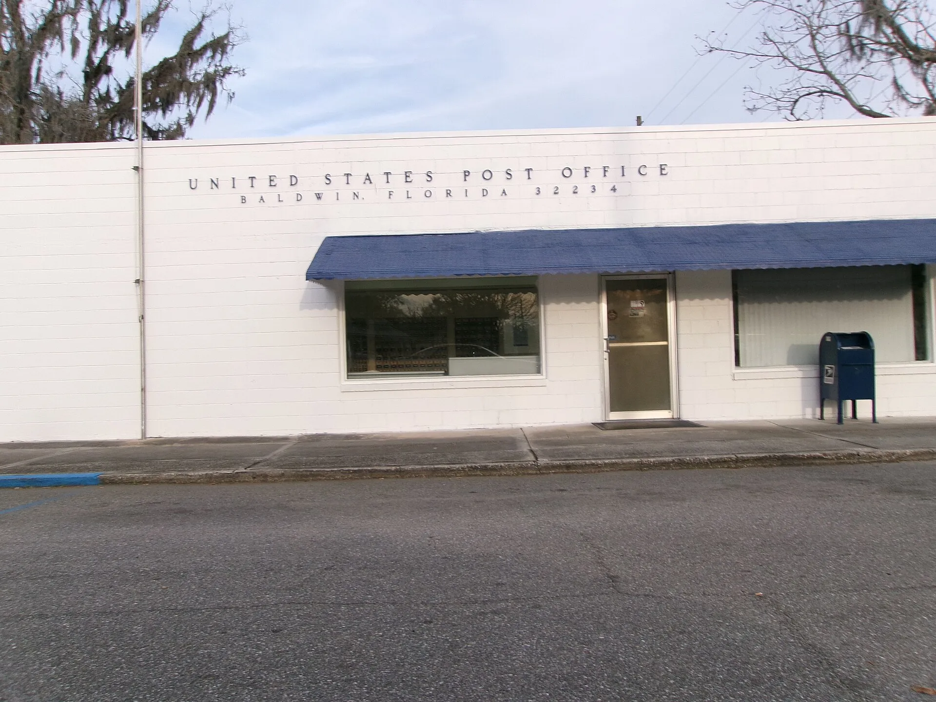 Baldwin post office, ZIP code 32234.