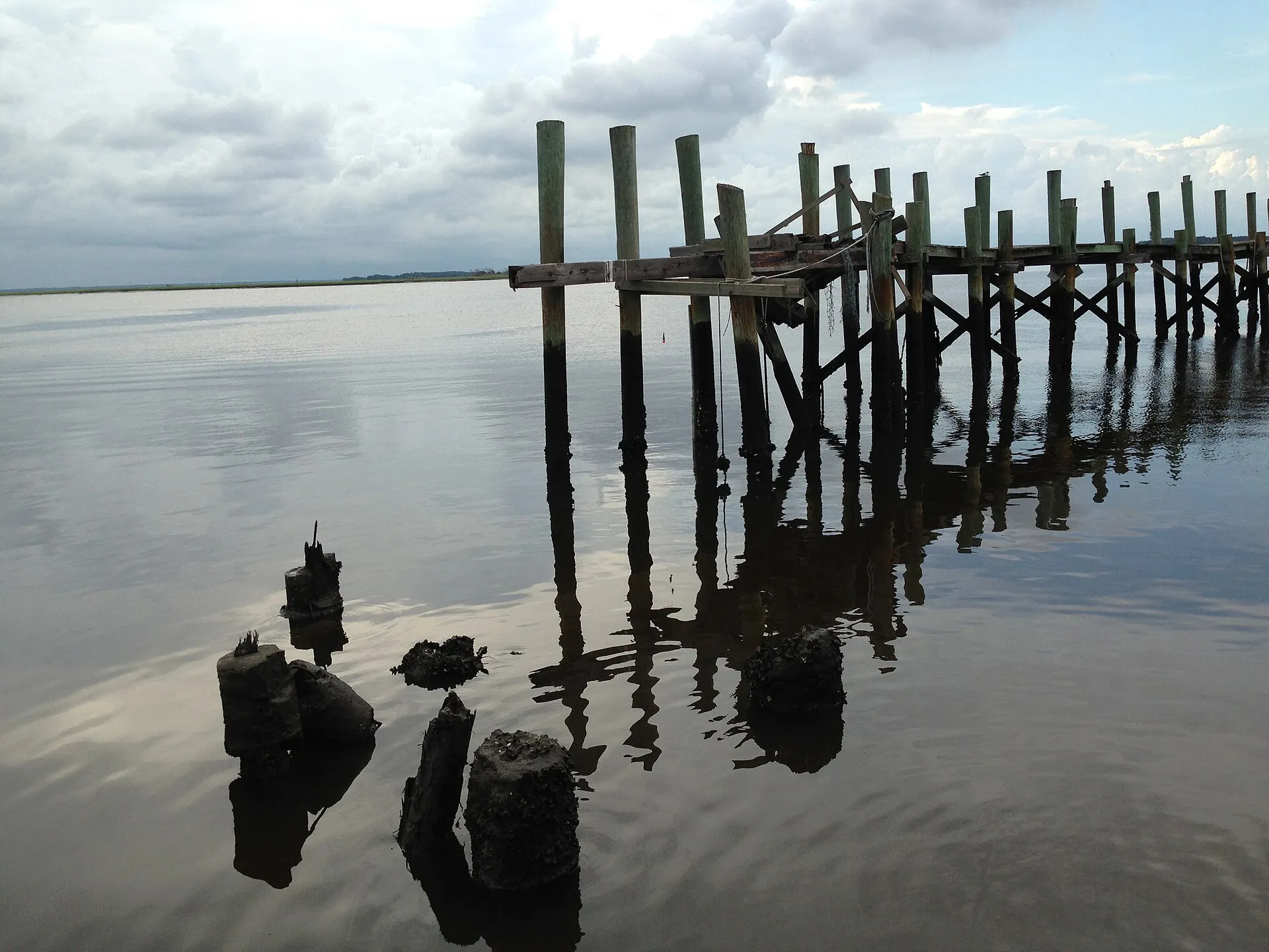 Old dock, Fernandina Beach.