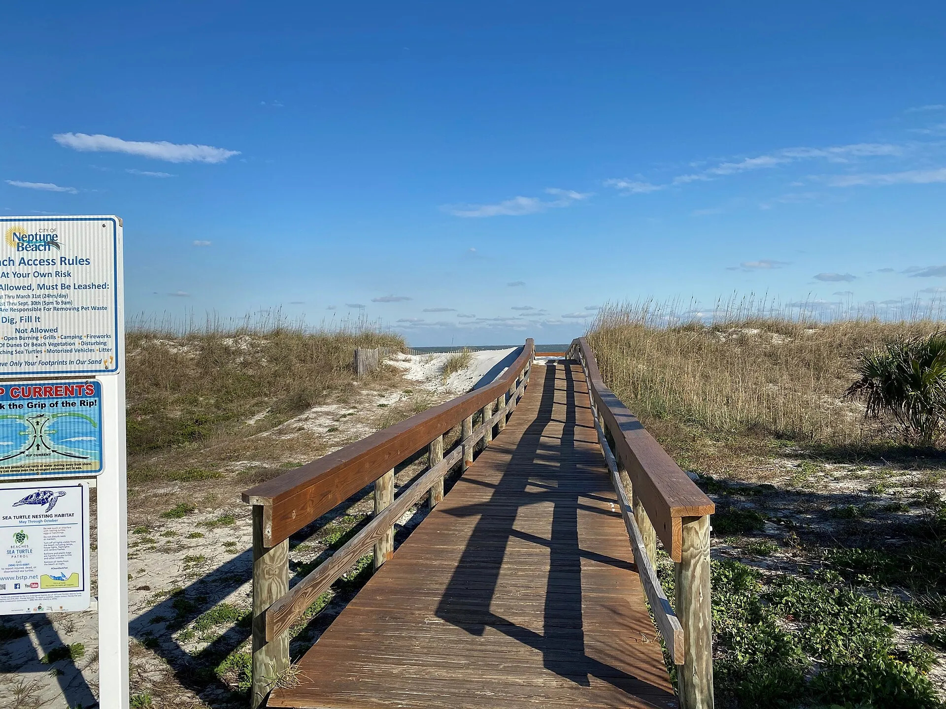 Beach access, Neptune Beach.