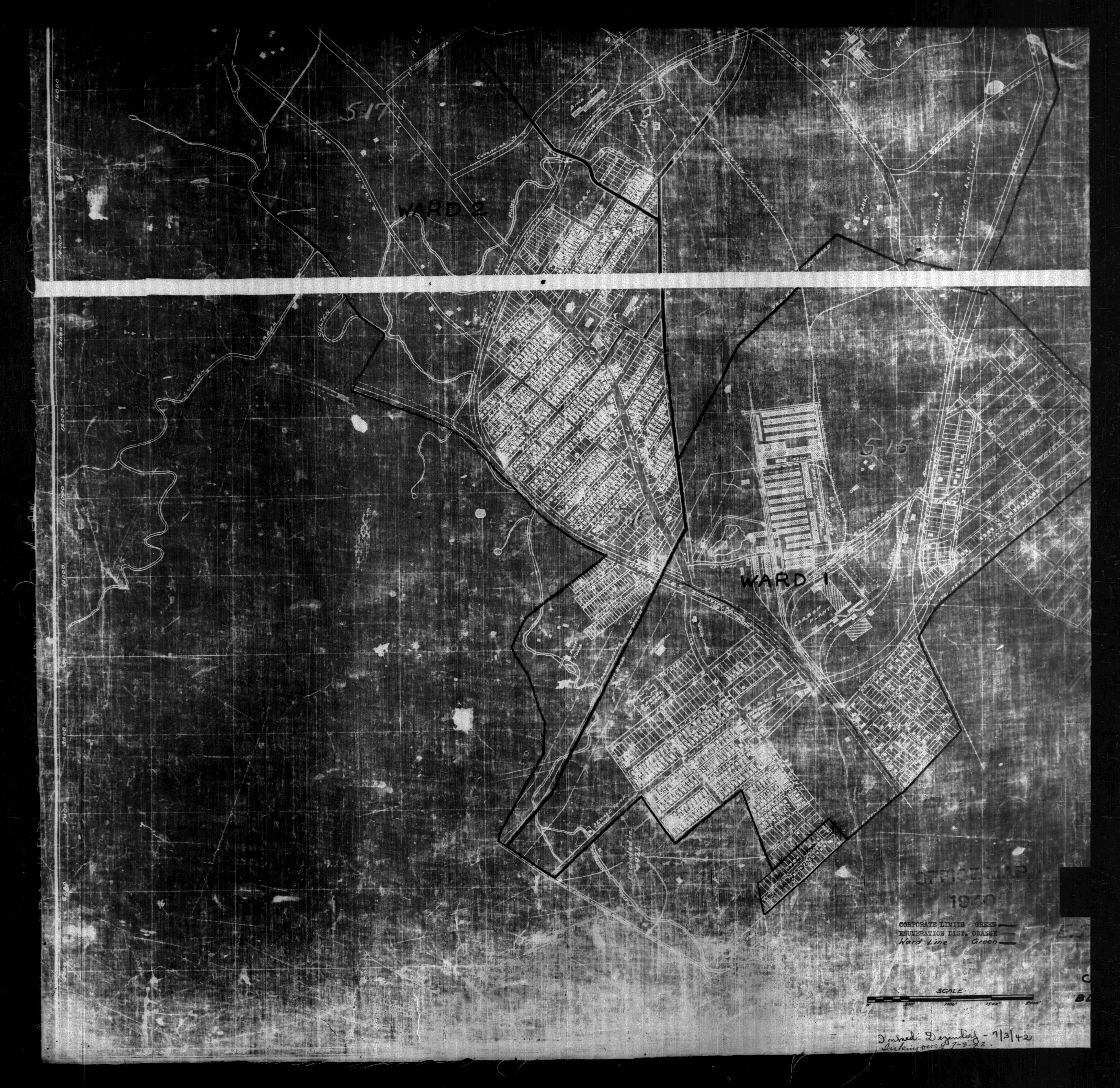1940 U.S. Census enumeration district map for Alcoa, Tennessee (page 3)