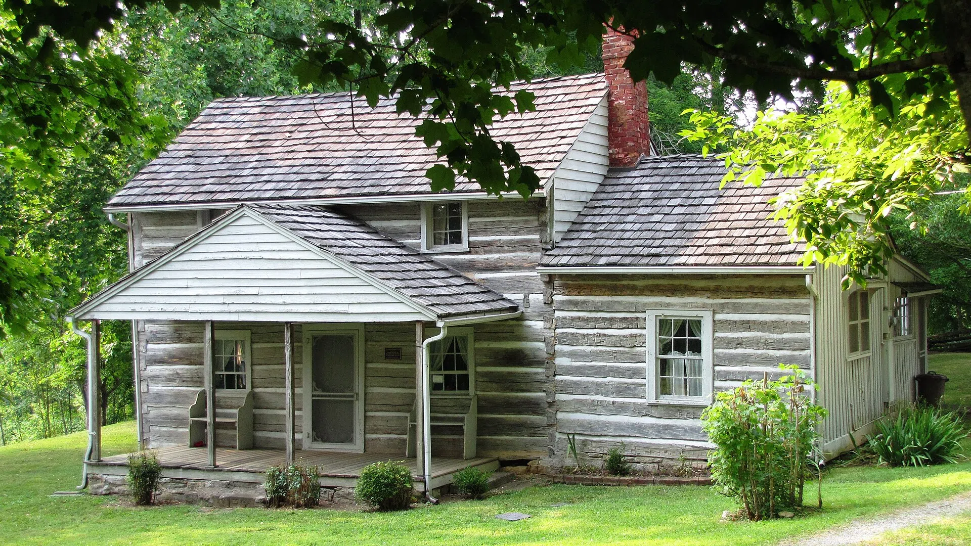 The Nicholas Gibbs House (built 1793) in Corryton, Tennessee, on the National Register of Historic Places