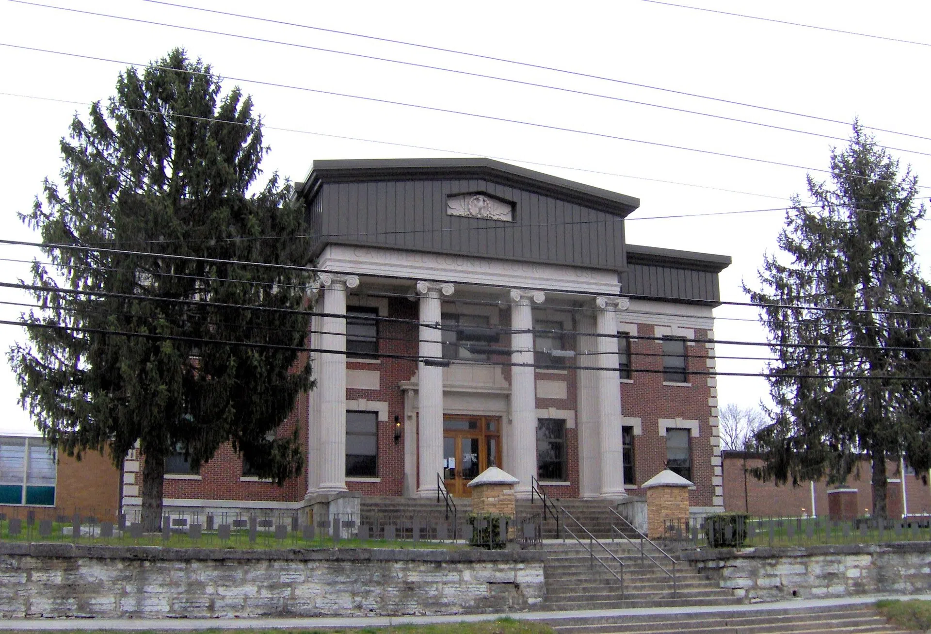 The Campbell County Courthouse in Jacksboro, Tennessee (built 1926)
