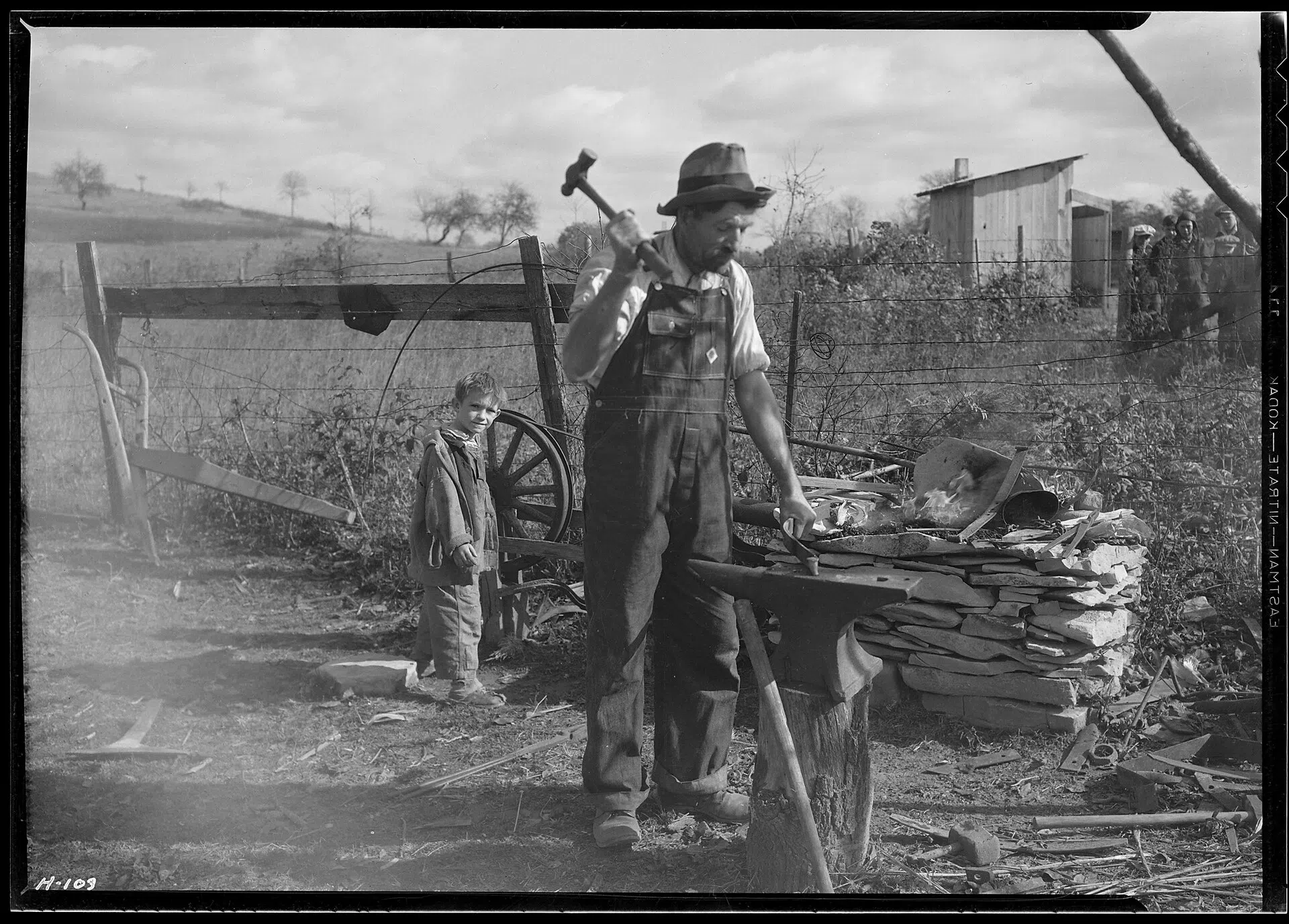 S. J. Barley of La Follette, Tennessee (1933 Norris Dam reservoir survey photograph)