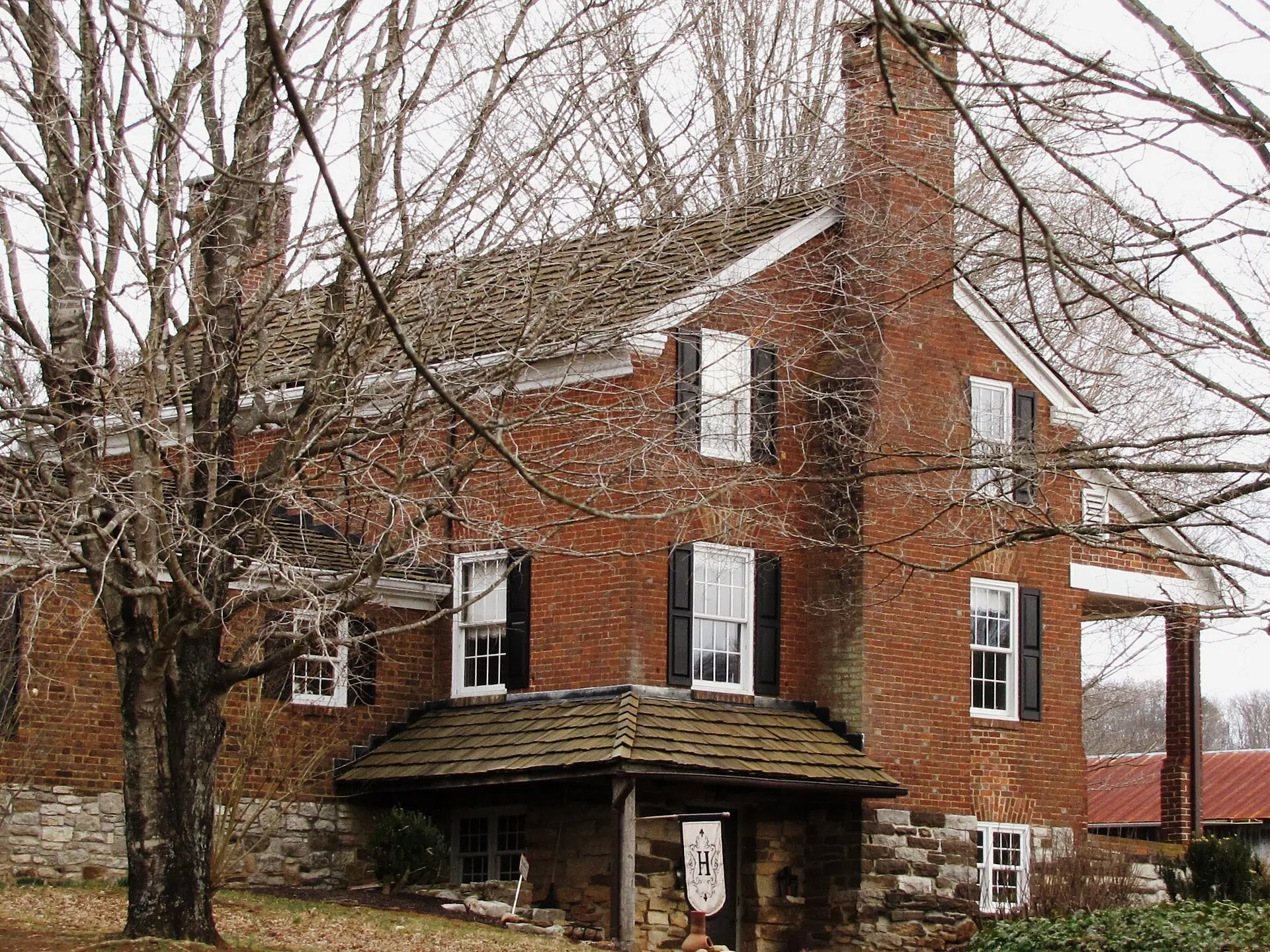 The Samuel George House (built early 1800s) along Topside Road in Blount County, Tennessee, on the National Register of Historic Places