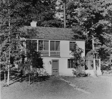 A typical permanent house in the Norris construction village, Tennessee (1930s TVA photograph)