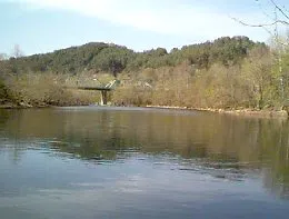 The Emory River at Oakdale, Tennessee