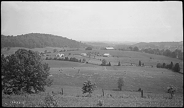 View of Rockford, Tennessee, in 1942 (Tennessee Valley Authority photograph)