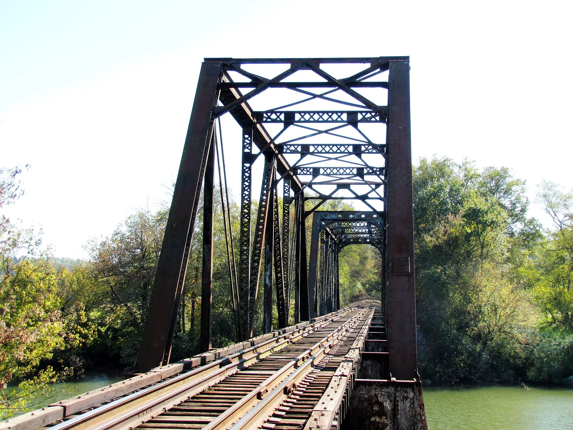 The Southern Railway Bridge over the Little River in Rockford, Tennessee (built 1930; National Register-listed)