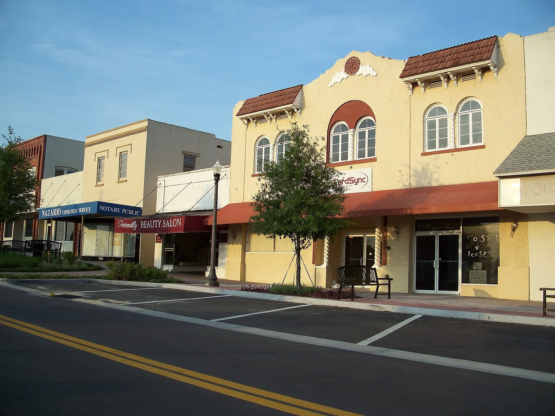 Downtown Haines City Commercial District street view