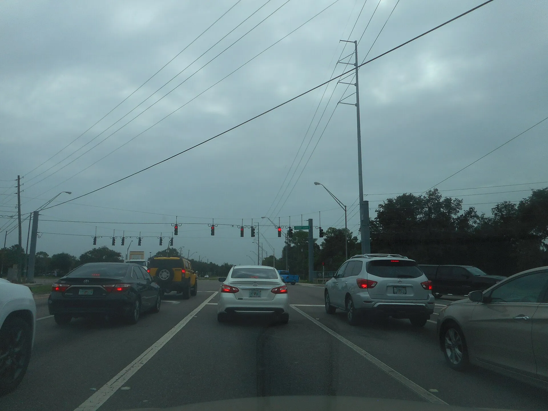 SR 655 at CR 542 in Jan-Phyl Village, Florida.