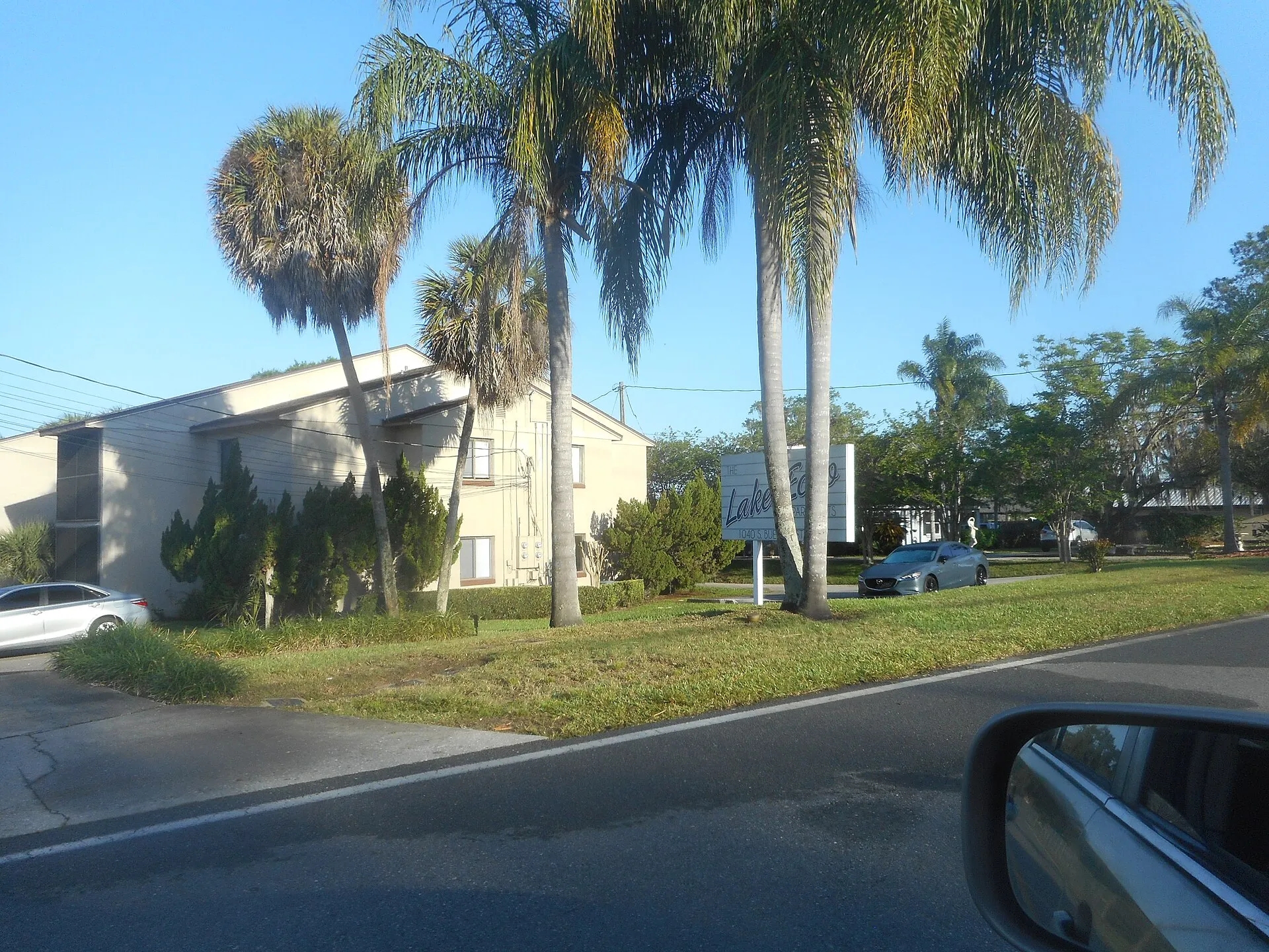 The Lake Echo apartment buildings as seen from South Buena Vista Drive, Lake Alfred