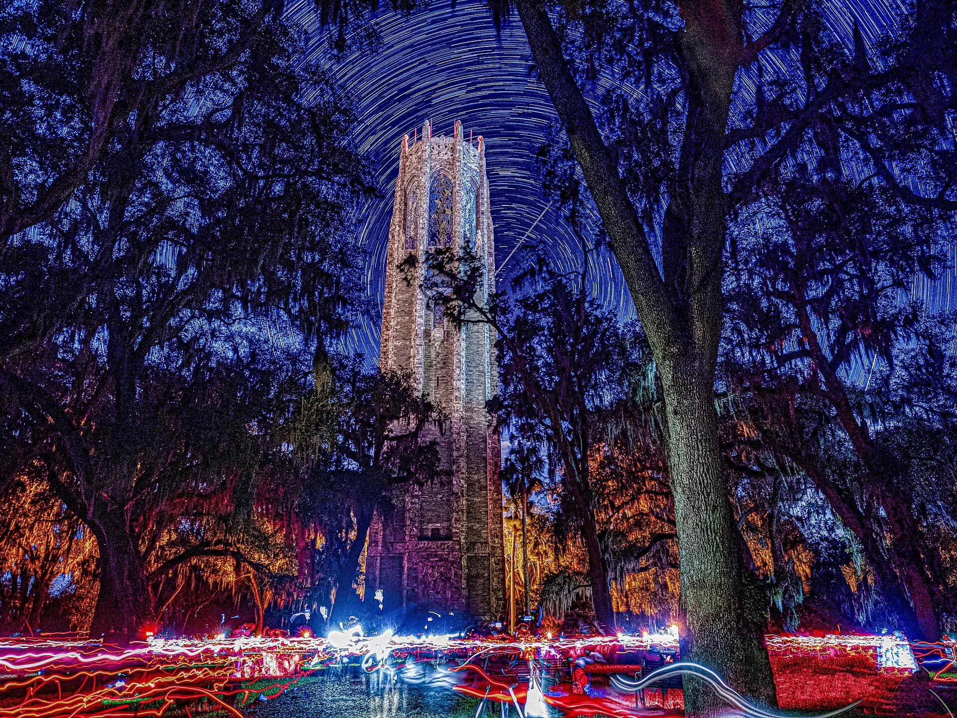 The Singing Tower at Bok Tower Gardens in Lake Wales, Florida