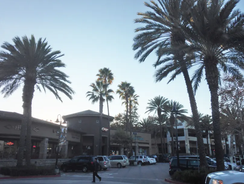 The Aliso Viejo Town Center.