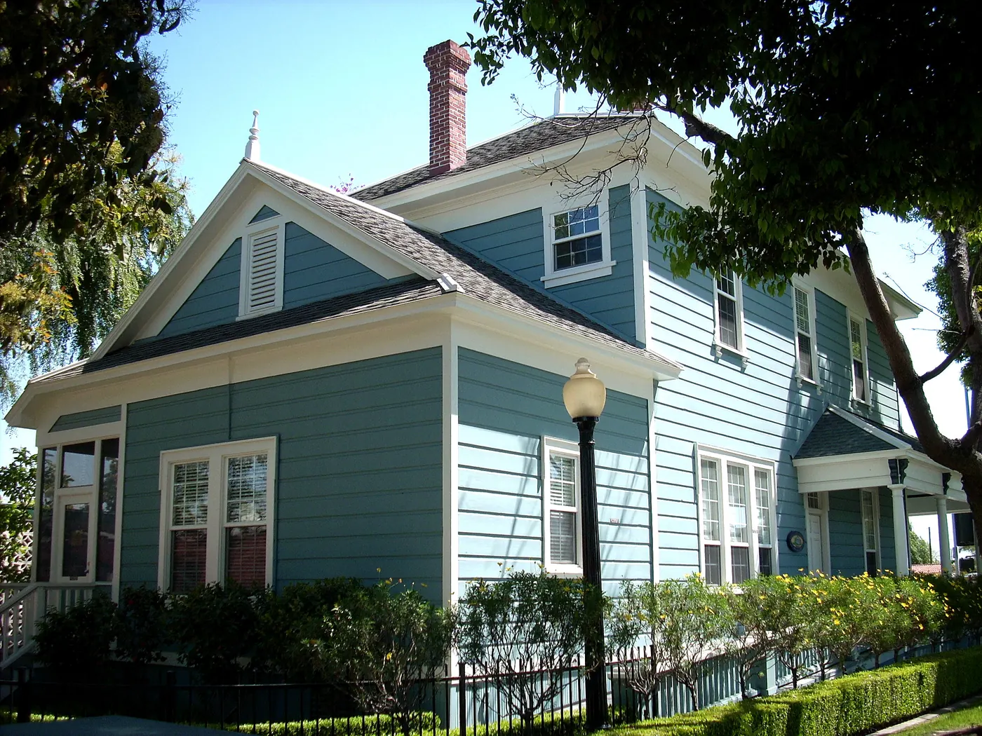 James George Bell House on Pine Ave. in Bell, California