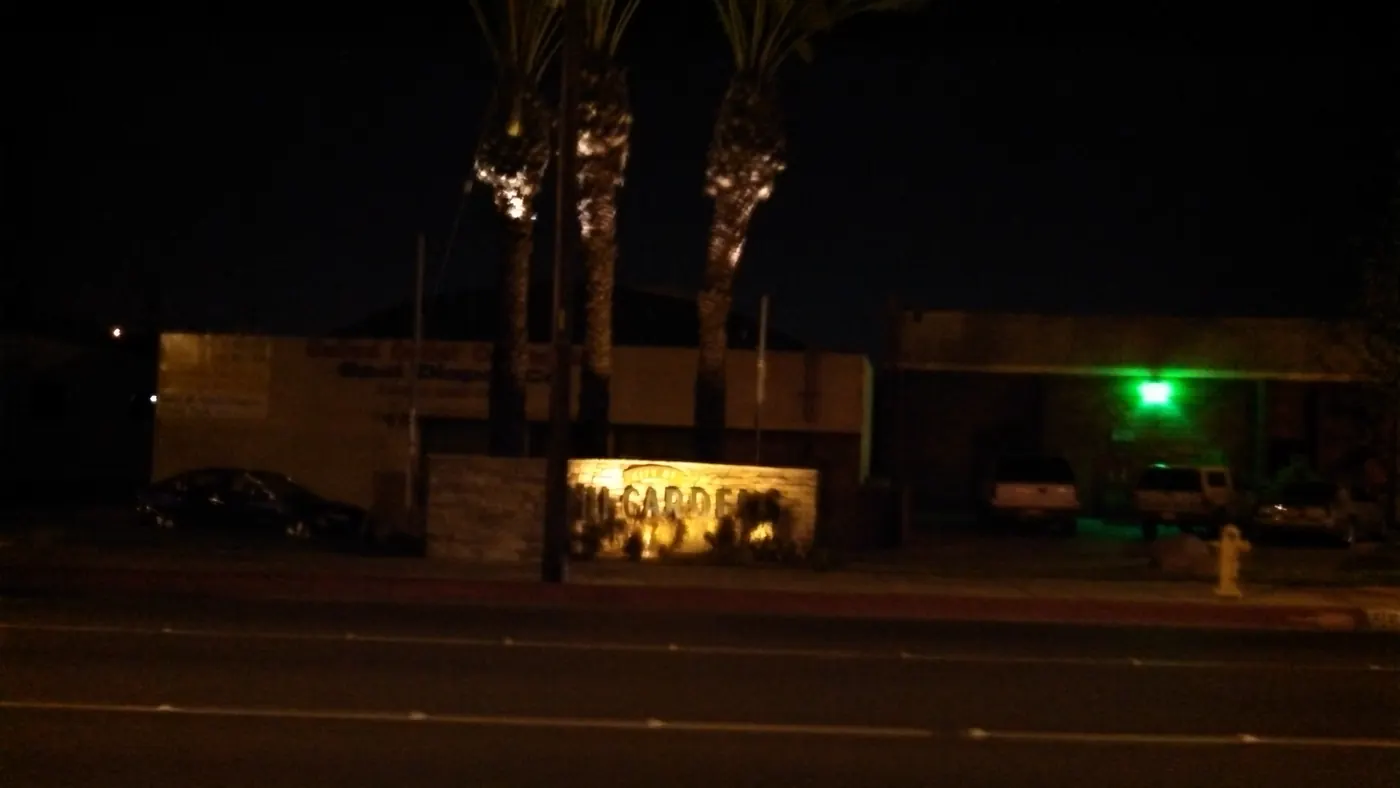 Sign at the entrance of Bell Gardens, CA on Florence Ave